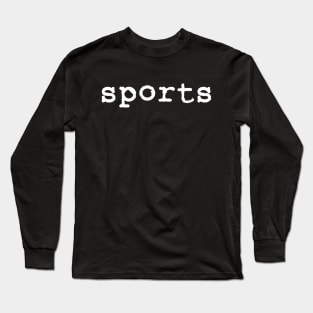 sports Long Sleeve T-Shirt